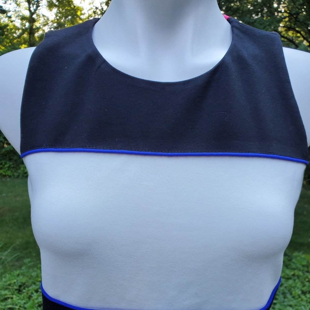 Julie Brown NYC Black and Ivory Leah Dress NWT - Picture 3 of 11